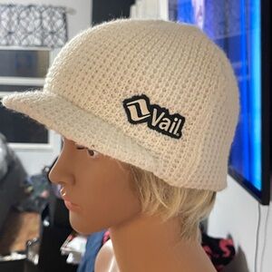 Vail Women's Cream Knit Hat